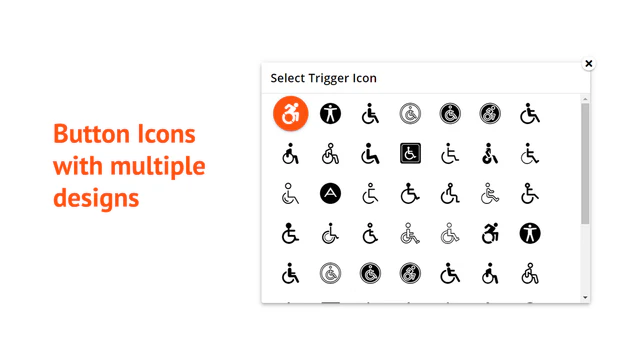 Icônes d'accessibilité