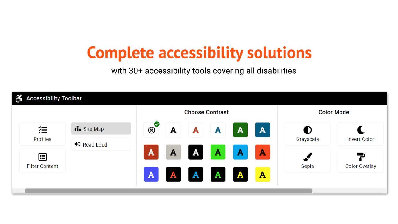 Accessibility Tools