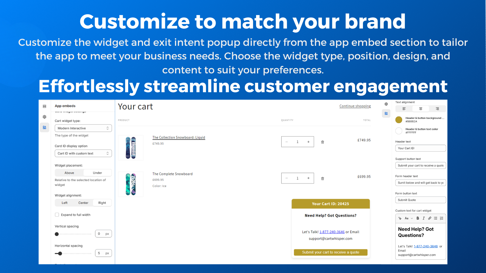 Deep Customization and Cart Analytics to Save Abandoned Carts