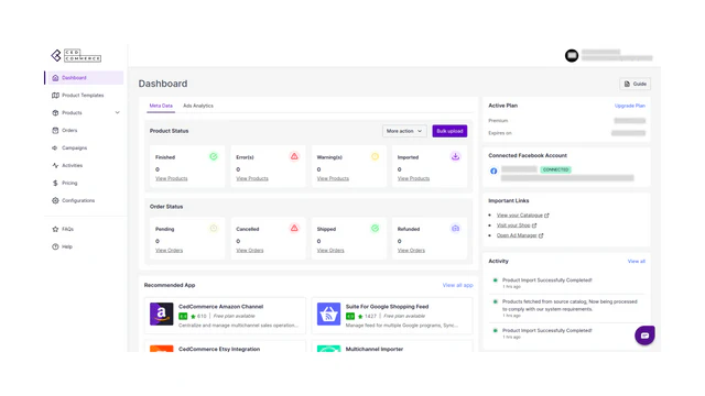 Tablero de control para escritorio