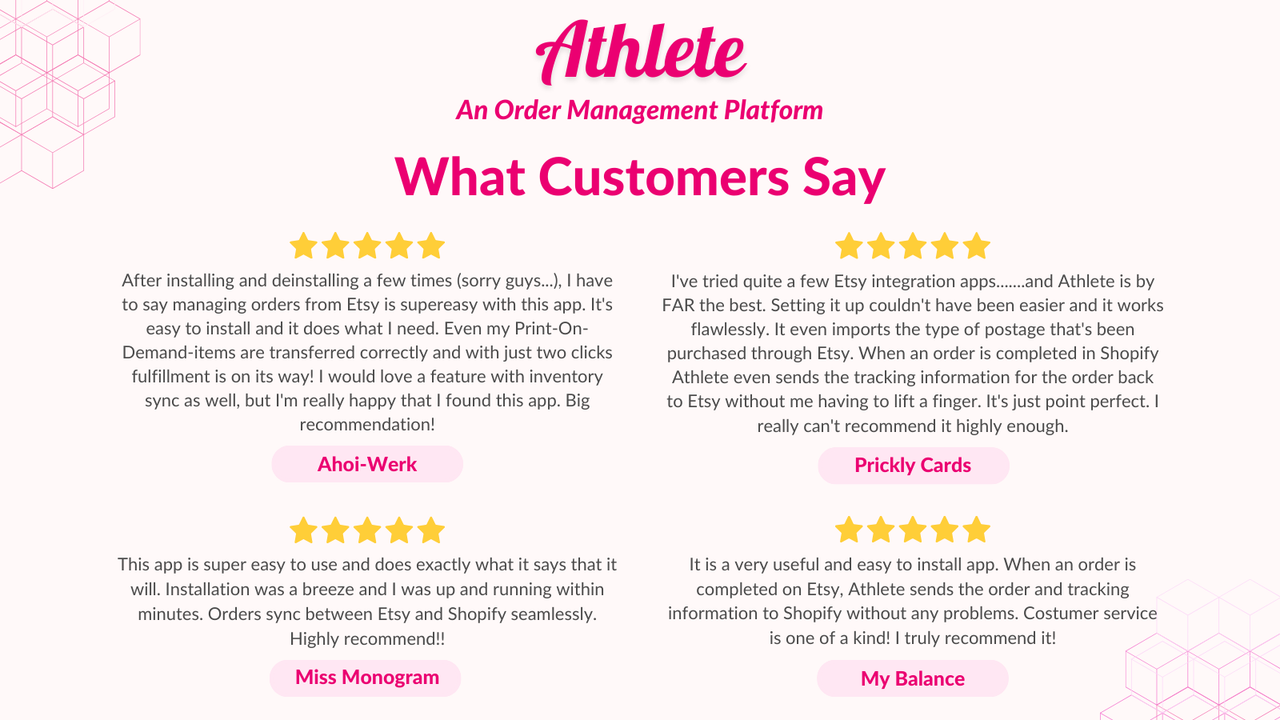 Athlete Recensies