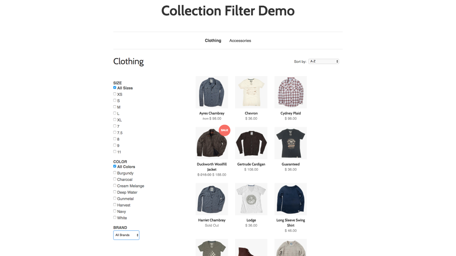 Filterific: Collection Filter Screenshot