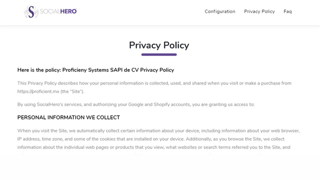 Privacy Policy