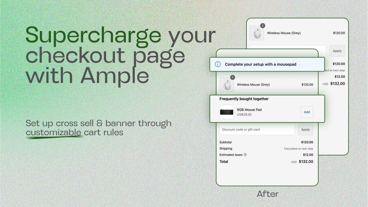 Supercharge your checkout page with Ample