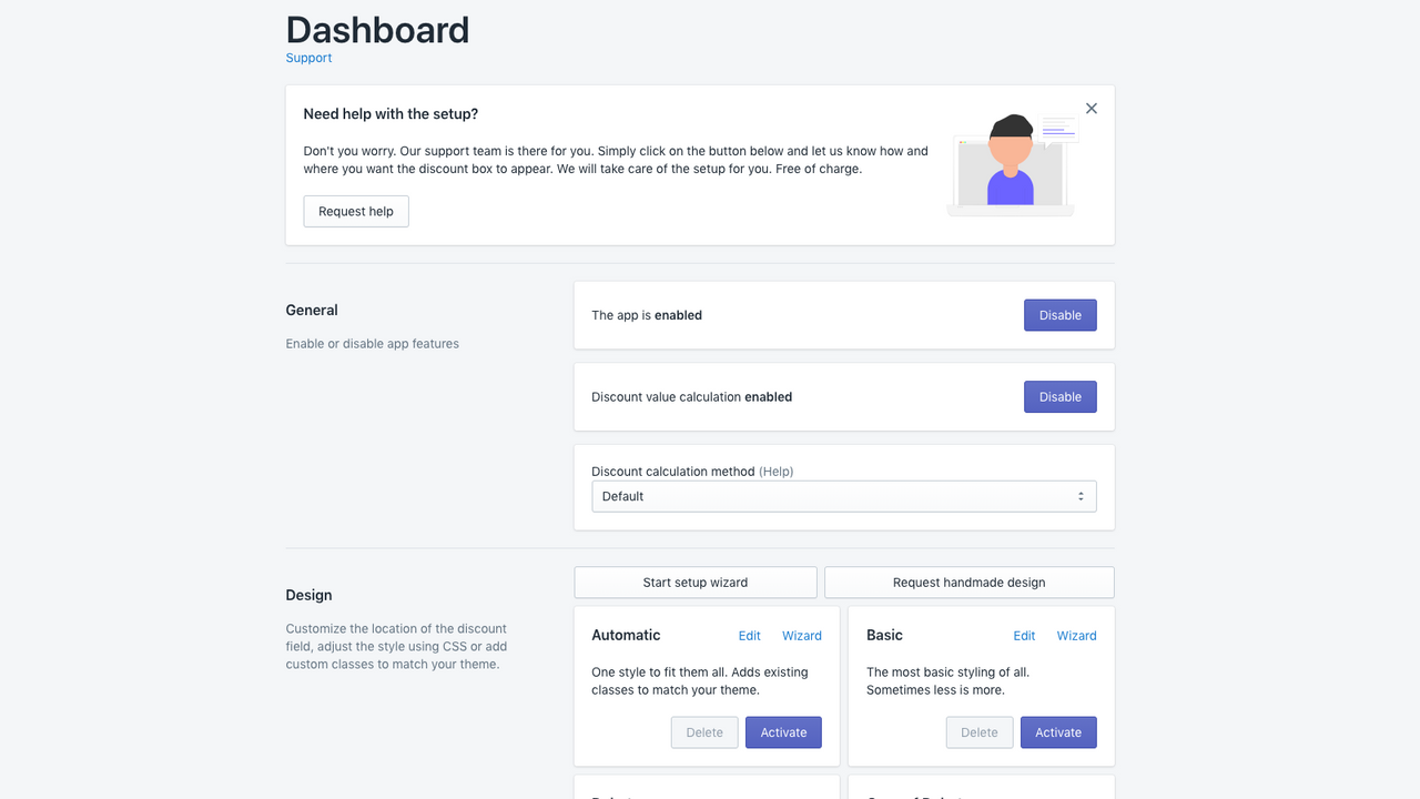 Tilpas appen i Dcode-dashboardet