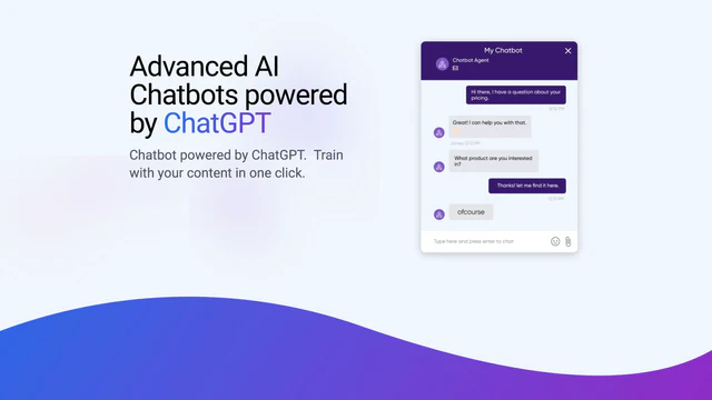 Bouw Chatbots aangedreven door ChatGPT en getraind op uw gegevens