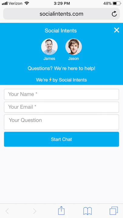 Social Intents Live Chat for MS Teams, Slack, and ChatGPT