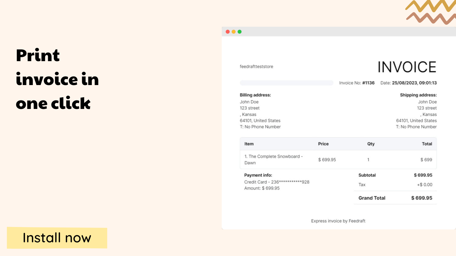 print invoices