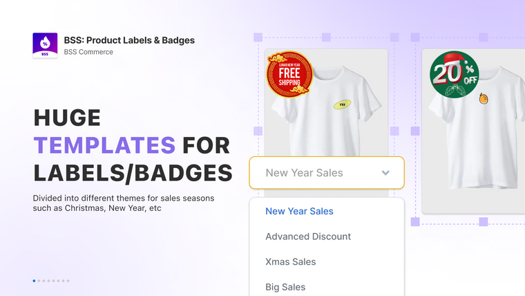 BSS: Product Labels & Badges Screenshot