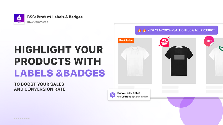 BSS: Product Labels & Badges Screenshot
