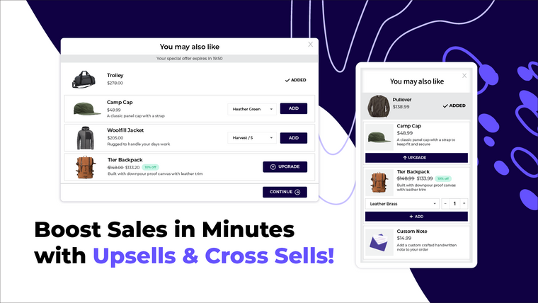 Outsell Cross Sell & Upsell Screenshot