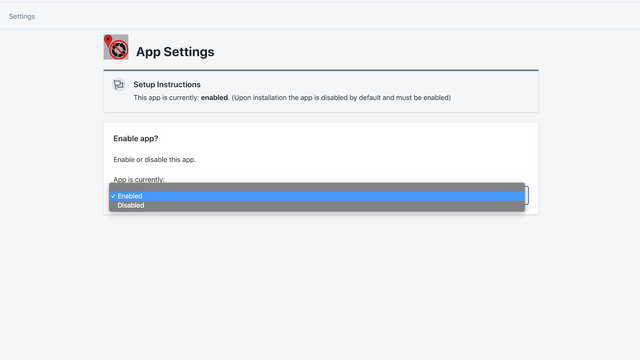 captura de tela das configurações 2