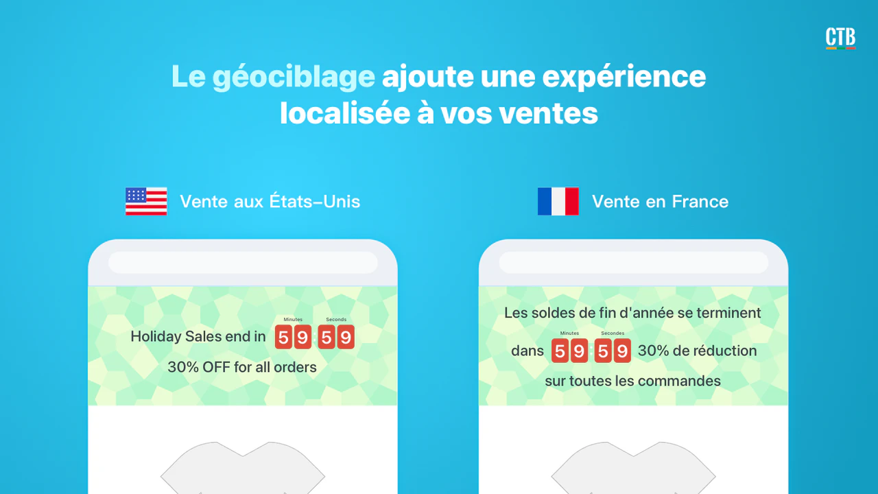 Countdown Timer Bar Hextom App - FOMO Urgence Compte à rebours