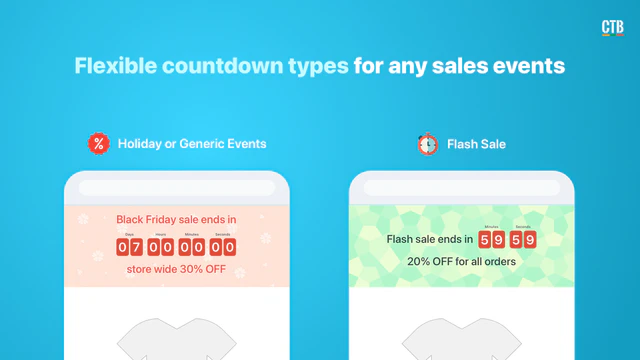 Shopify App, Countdown Timer Bar by Hextom, vendas relâmpago, urgência