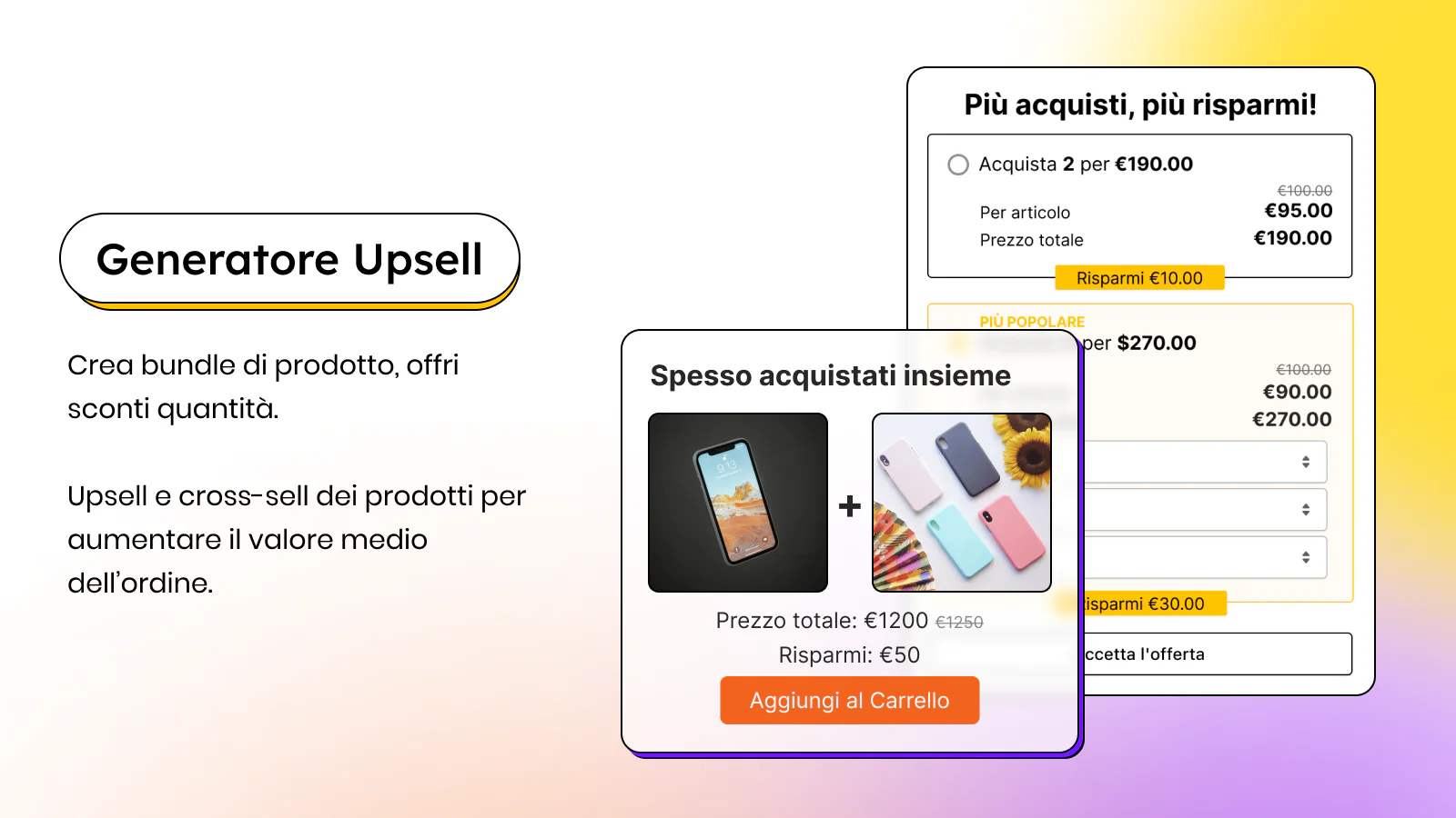 Generatore Upsell