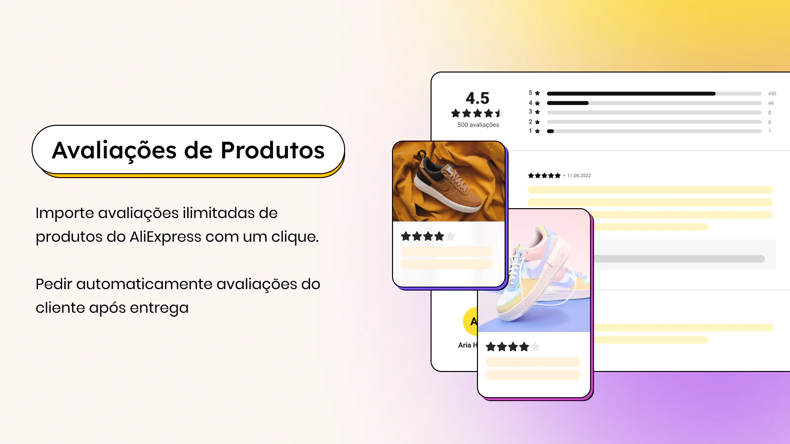 Avaliações de Produtos