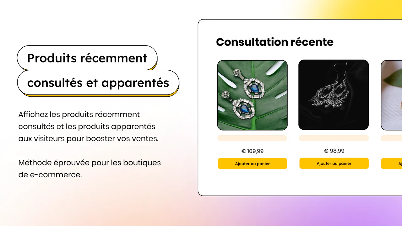 Produits récemment consultés et apparentés