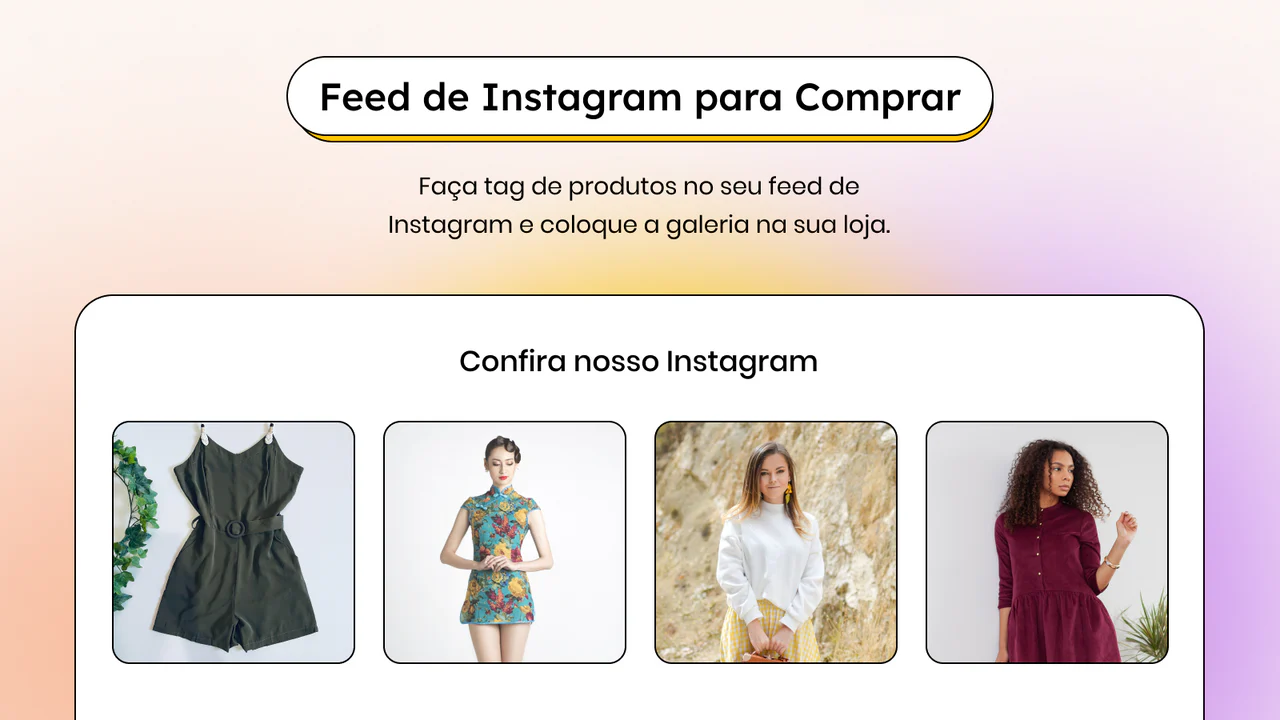 Feed de Instagram para Comprar