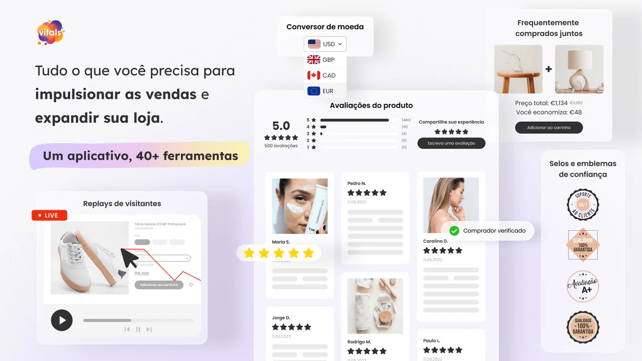 Tudo o que você precisa para escalar sua loja Shopify.