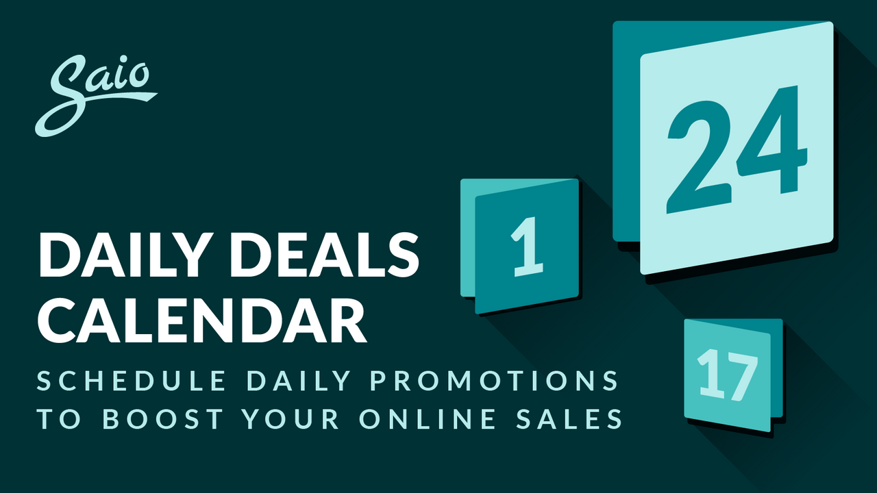 Saio: Daily Deals Calendar Screenshot