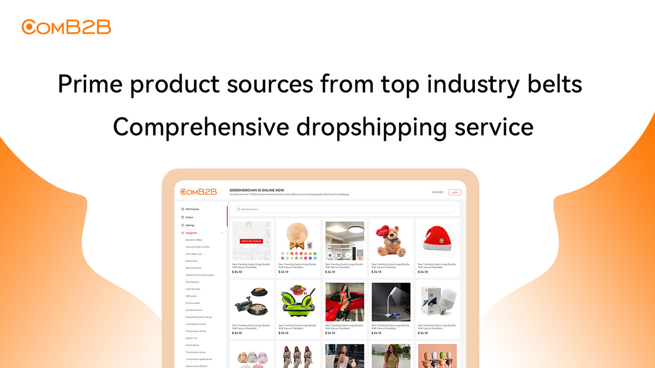 Product sources & Comprehensive dropshipping service