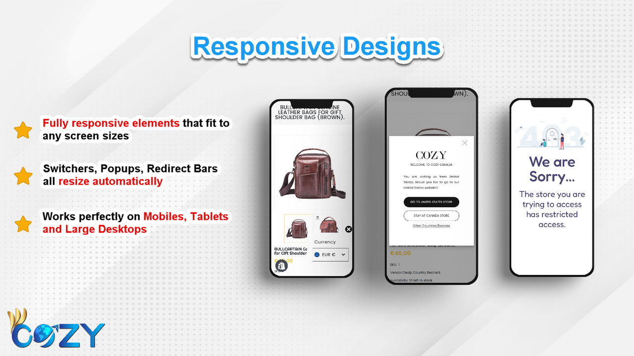 Responsive Popups and Designs