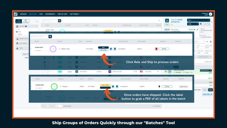 DesktopShipper‑ Rate & Ship Screenshot