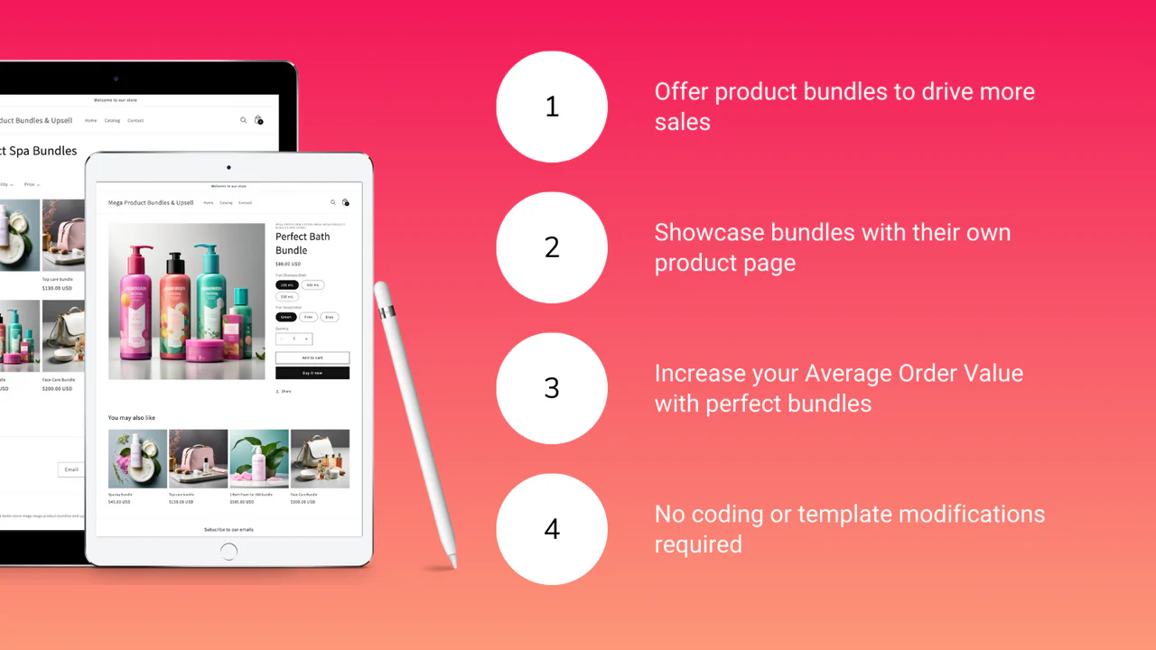 Mega Product Bundles & Upsell