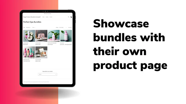 Mega Product Bundles & Upsell - bundle product page