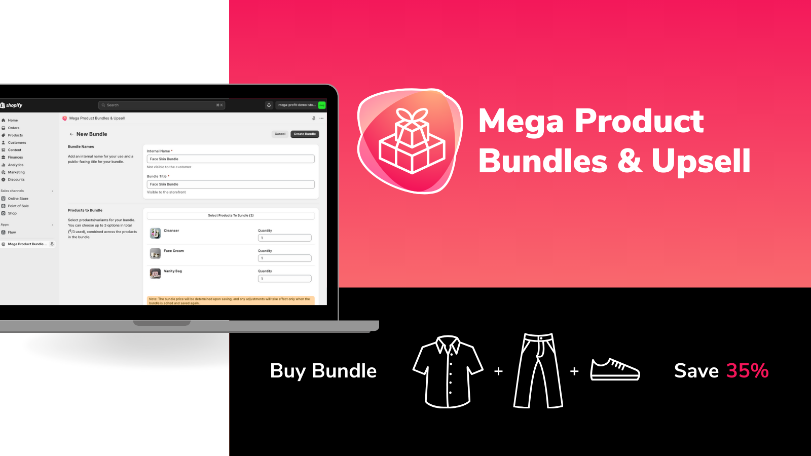 Mega Product Bundles & Upsell - 简单设置