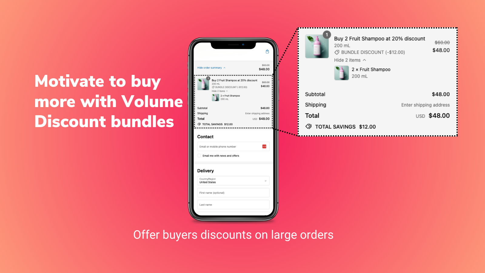 Mega Product Bundles & Upsell - volume discounts