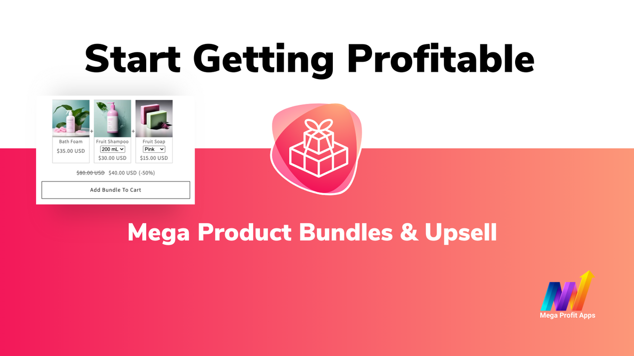 Mega Product Bundles & Upsell - beginnen Sie profitabel zu werden