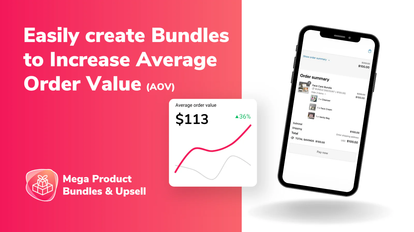 Mega Product Bundles & Upsell - Increase average order value AOV