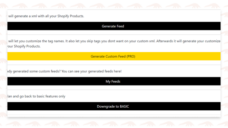 Pango Feed Generator Screenshot