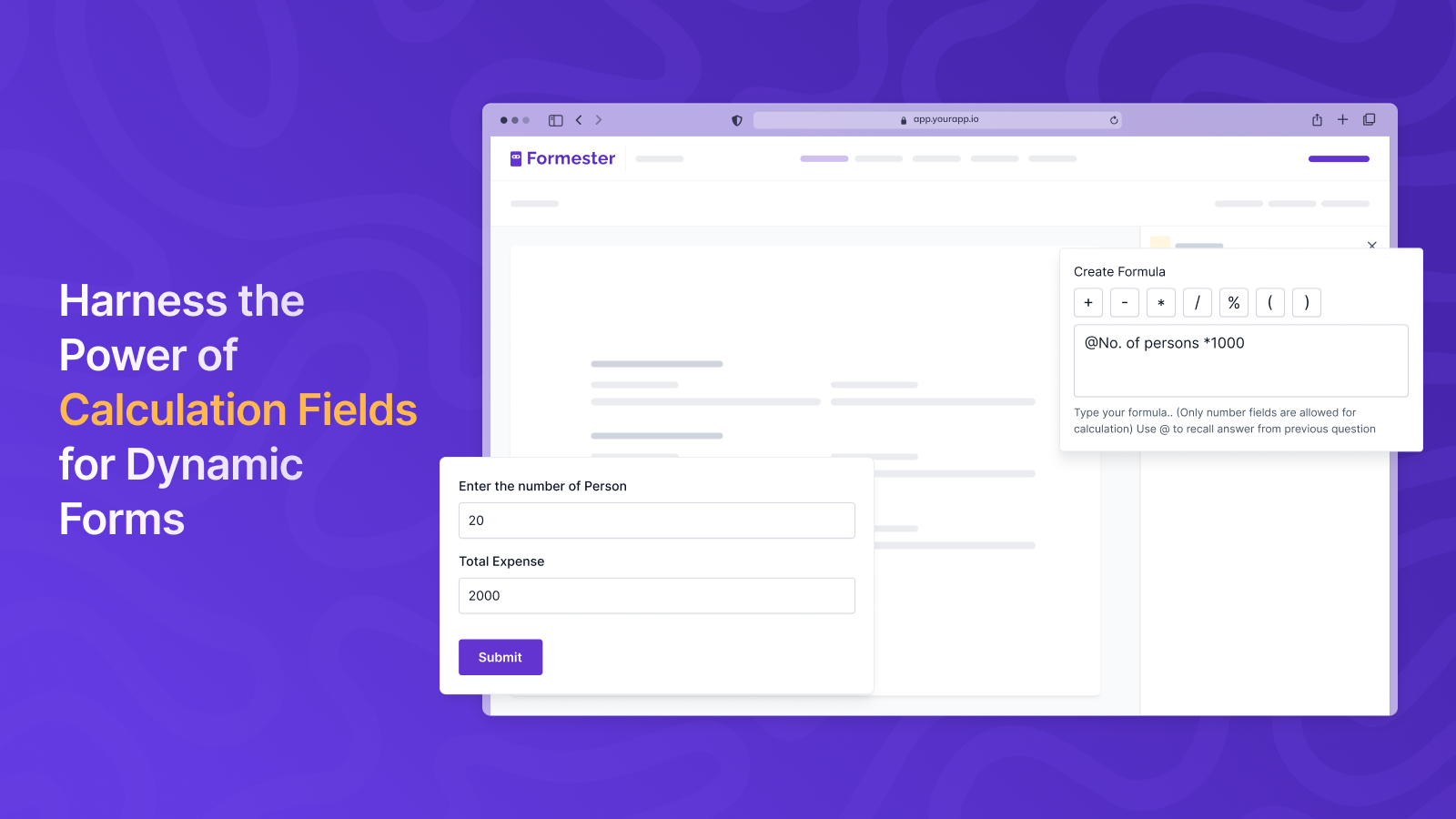 Formester ‑ Form Builder Screenshot