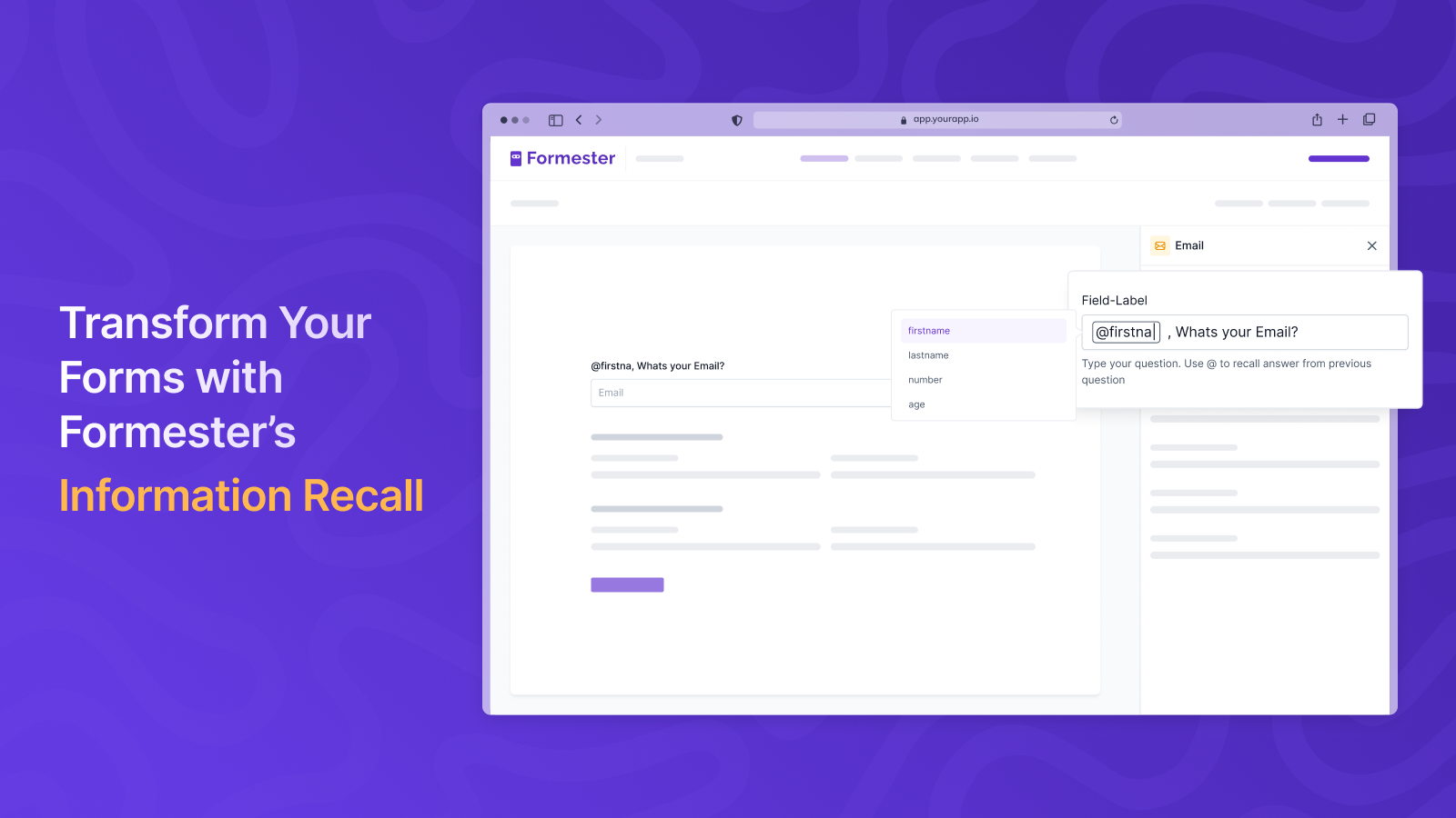 Formester ‑ Form Builder Screenshot