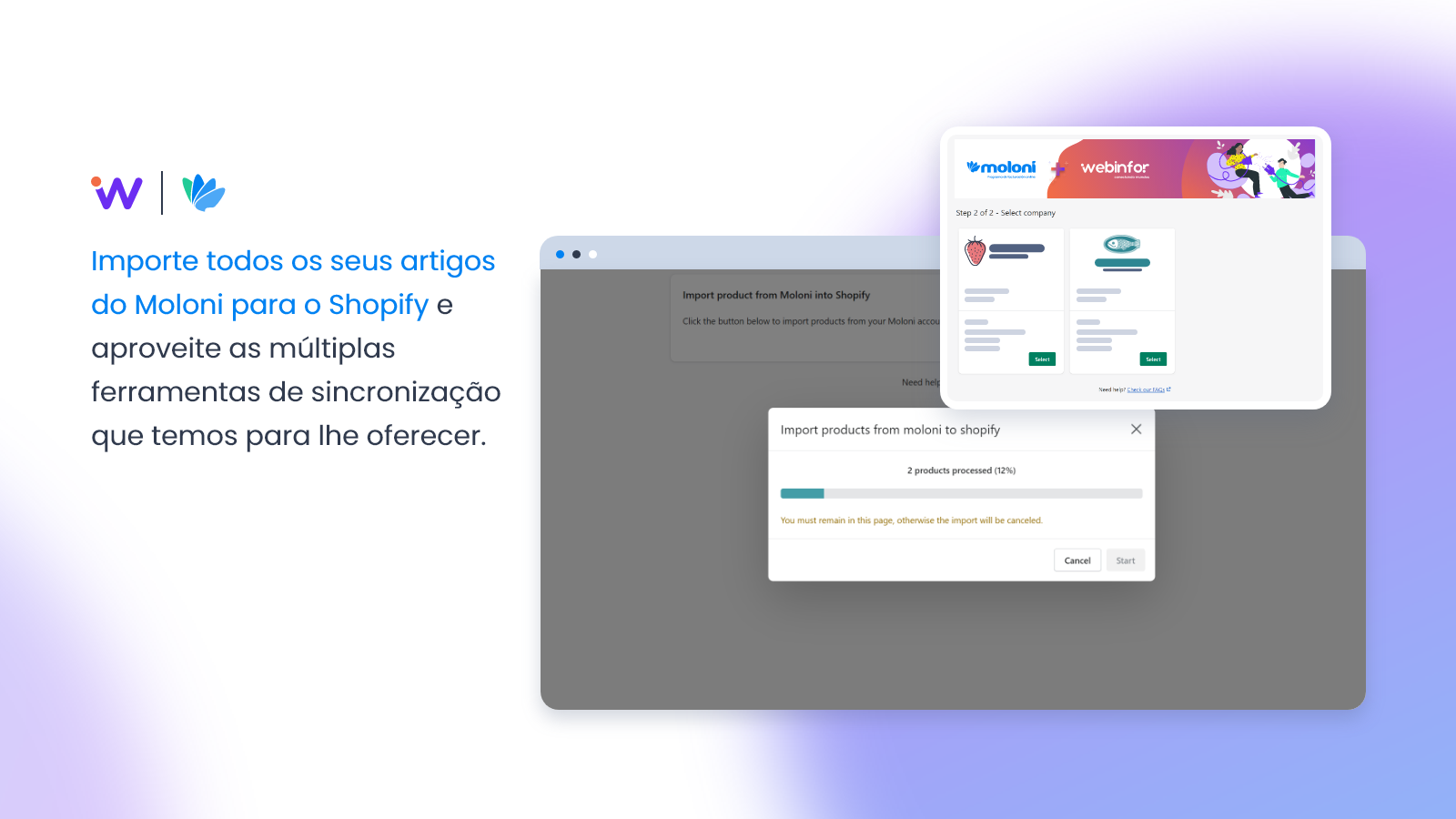 Importa todos os teus artigos do Moloni para o Shopify