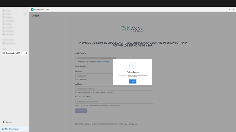 Shipping by ASAP Screenshot