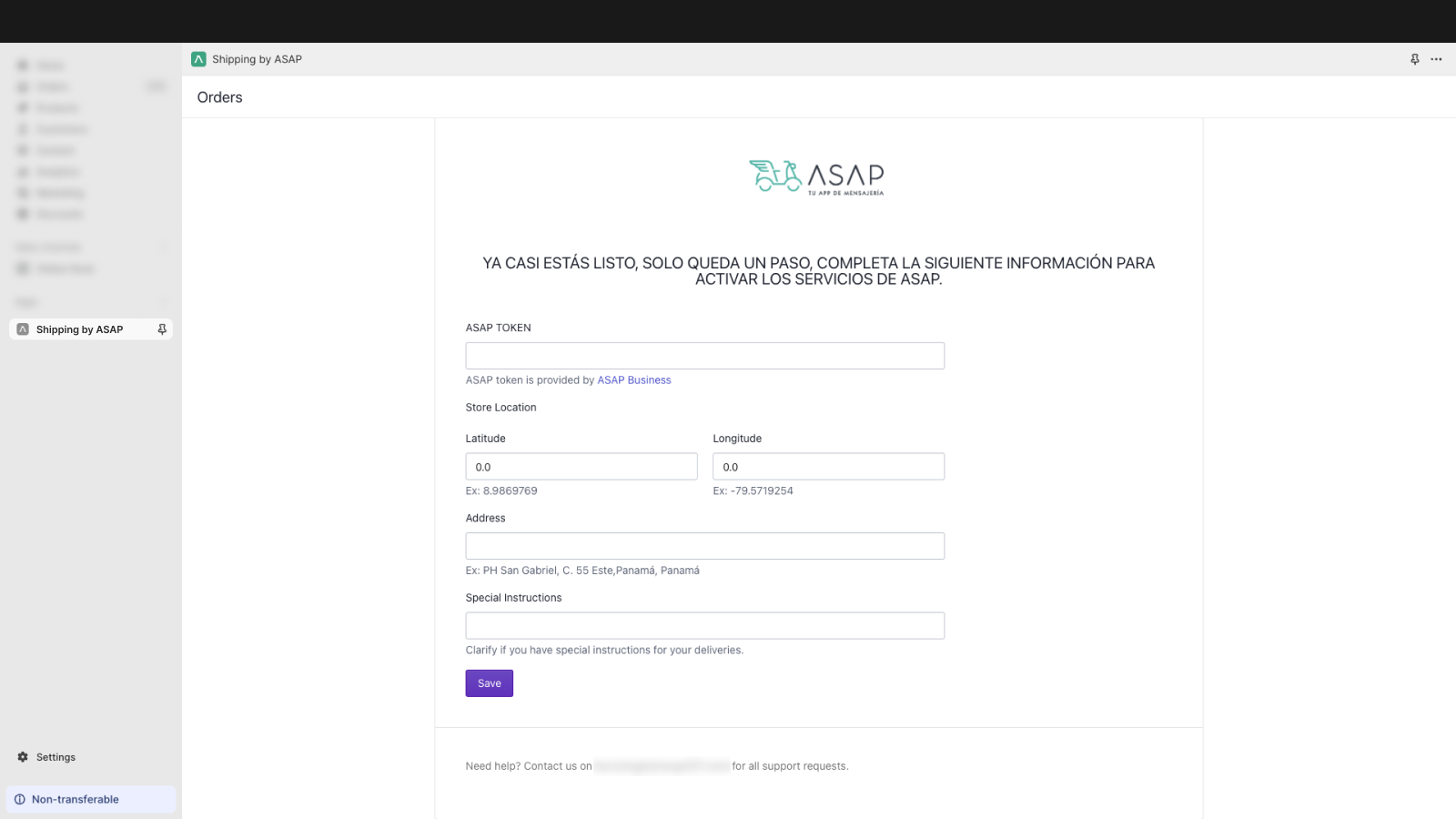 Shipping by ASAP Screenshot