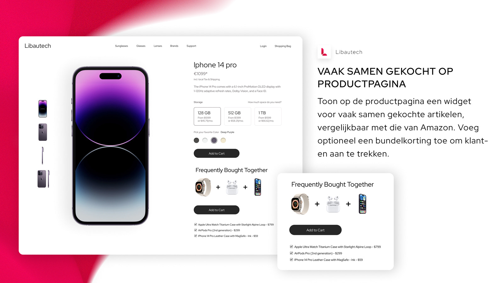 Vaak samen gekocht op productpagina  