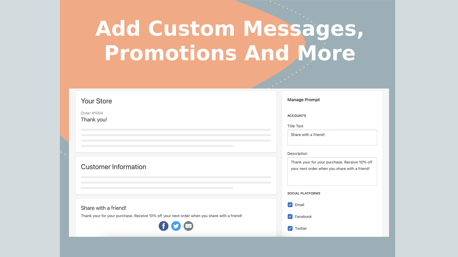 Customize your share buttons