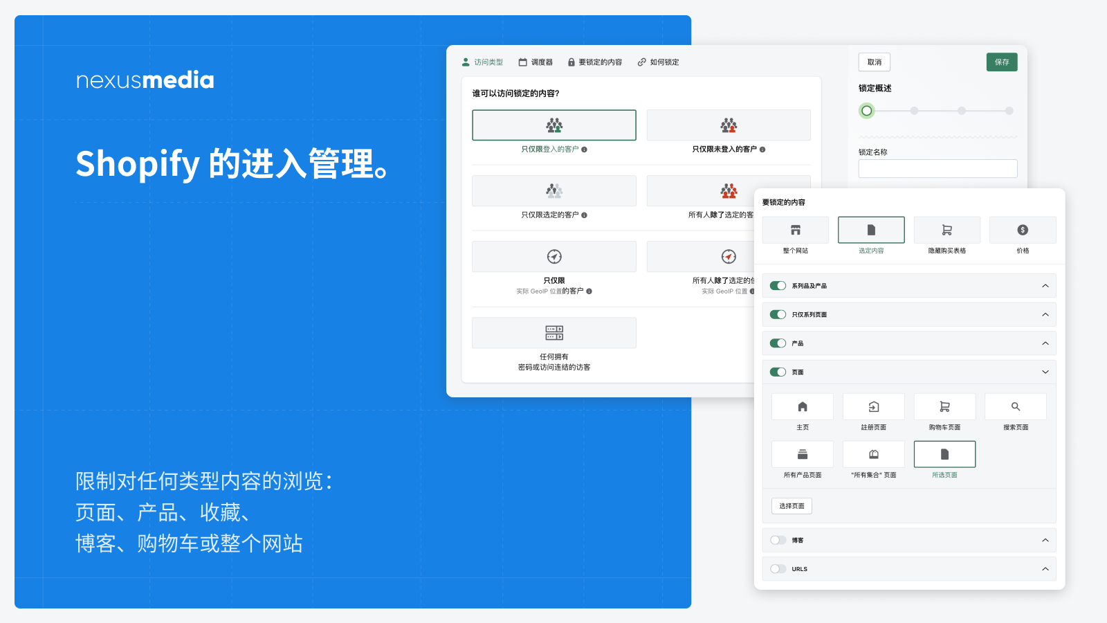 Shopify 的进入管理