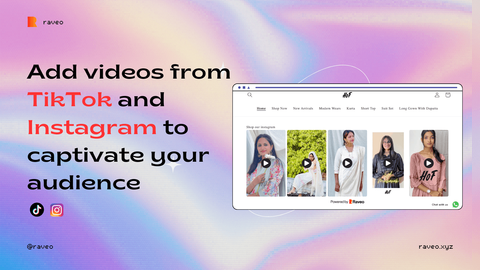 Raveo ‑ Tiktok & Video Feed Screenshot