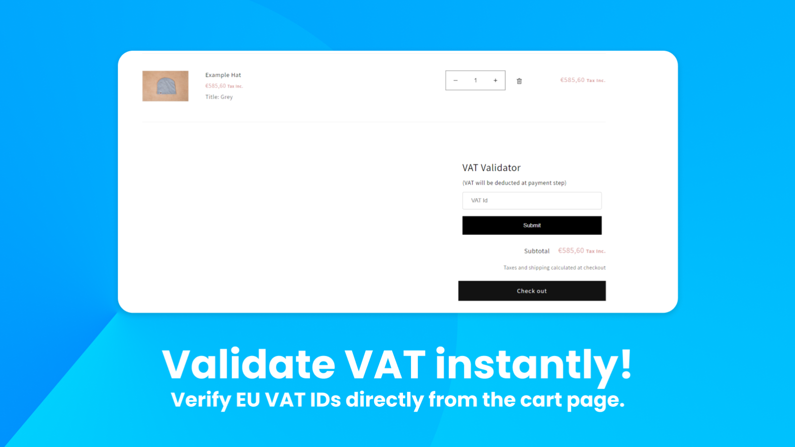 EU-USt-ID in VIES-Datenbank validieren