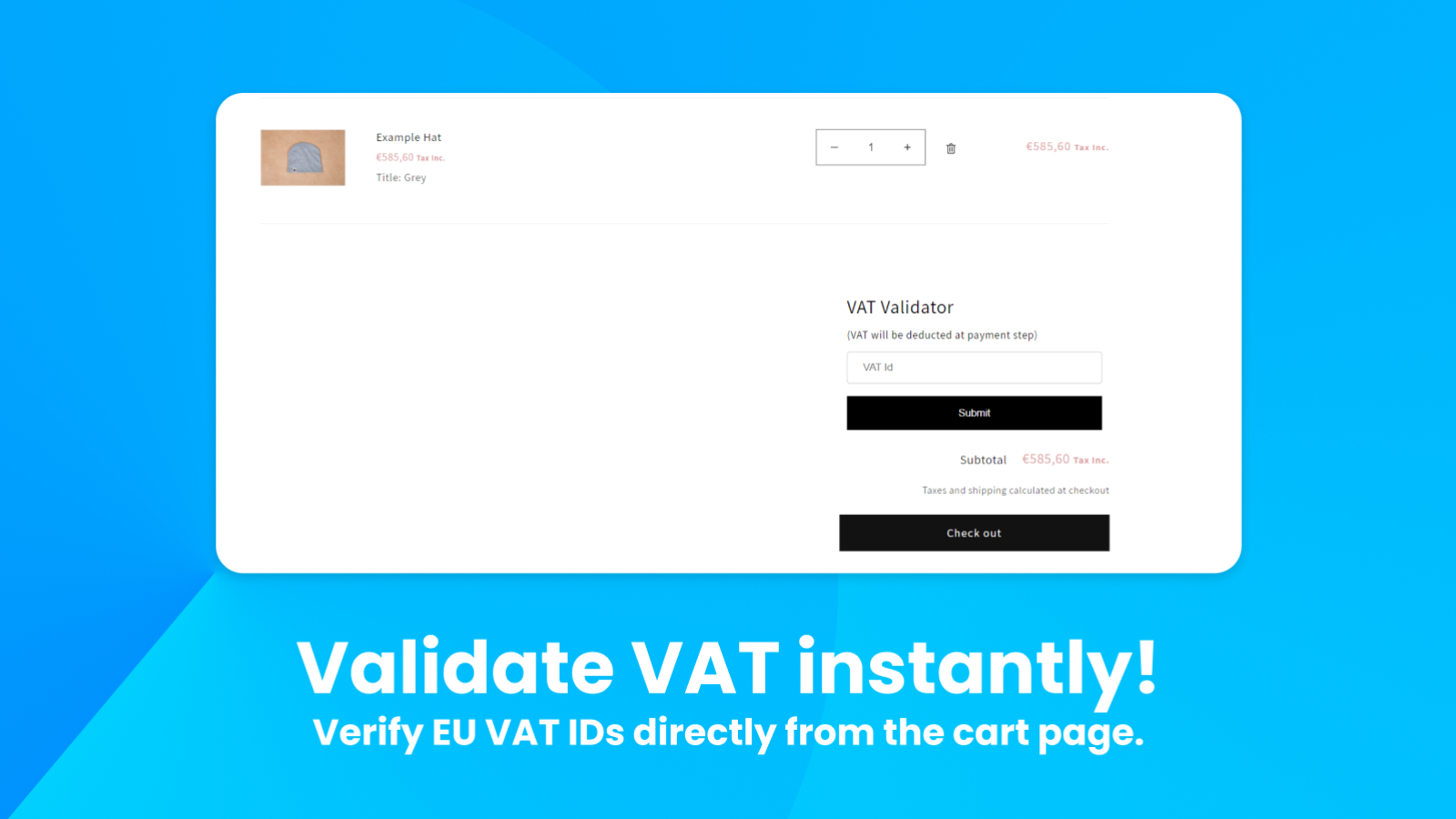 Valider EU moms-id fra VIES-databasen VAT VAT compliance