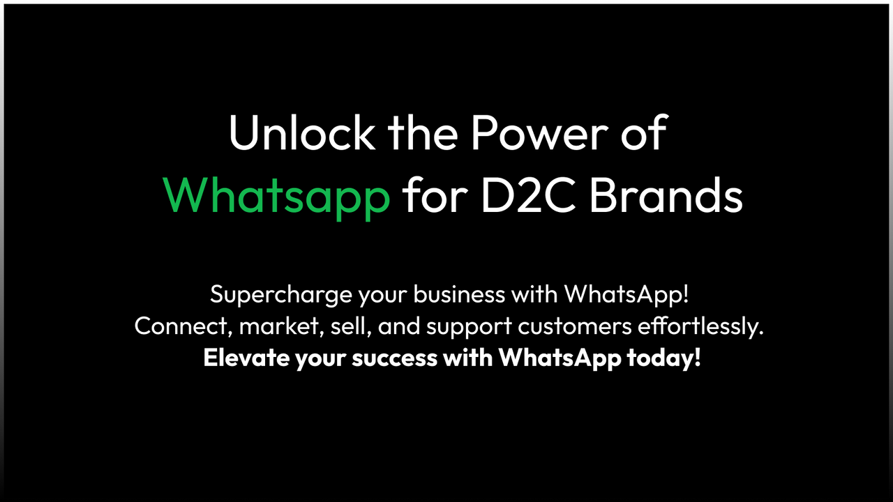 Unlock the power of Whatsapp