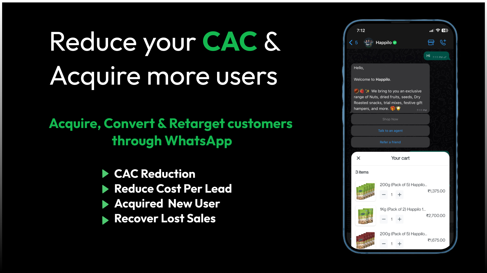 Reduza seu CAC e adquira mais usuários