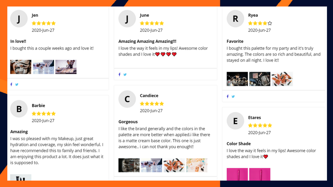 Showcasing Customer Reviews and Ratings (Social Proof)