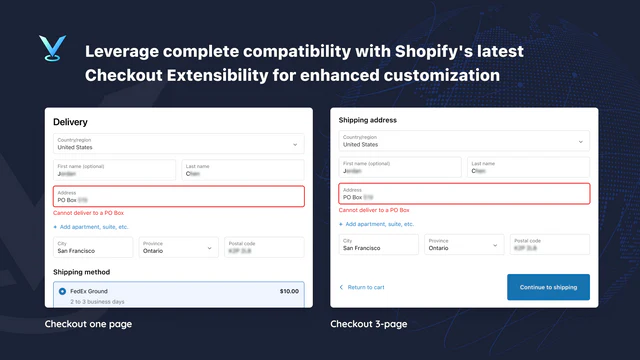 Compatibility with Shopify's latest Checkout Extensibility