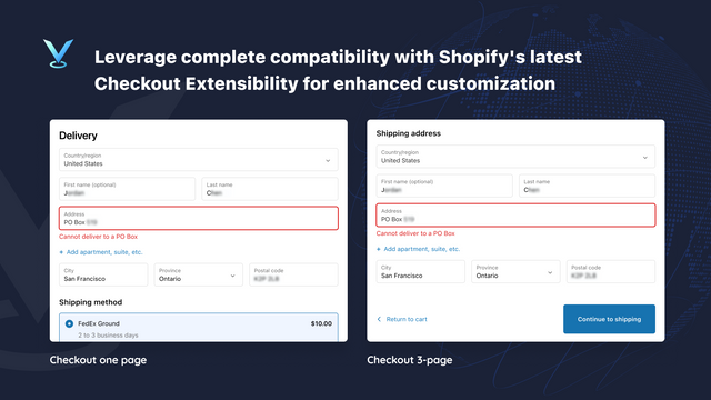 Compatibility with Shopify's latest Checkout Extensibility